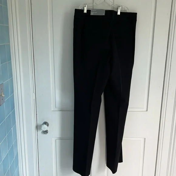 Talbots Newport Black pant size 6 trouser leg full length sits at waist NWT - Picture 5 of 7